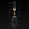 Adjustable Coffee Bean Grinder Home Use Aluminum Alloy Electric Grinder 36 Adjustable 140R/Min Slow Pour Over Coffee Grinder