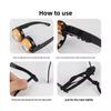 1-10PCS Halloween Silly Crazy Eyes Glasses for Kids Novelty Prank Costume Party Prop Toy Fun Design Perfect Decor Gift Accessory