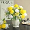 Artificial Flowers Fake Silk Hydrangea Rose Home Room Vase Decora Festival Wreath Wedding Bouquet Party Garden Gifts Accessories