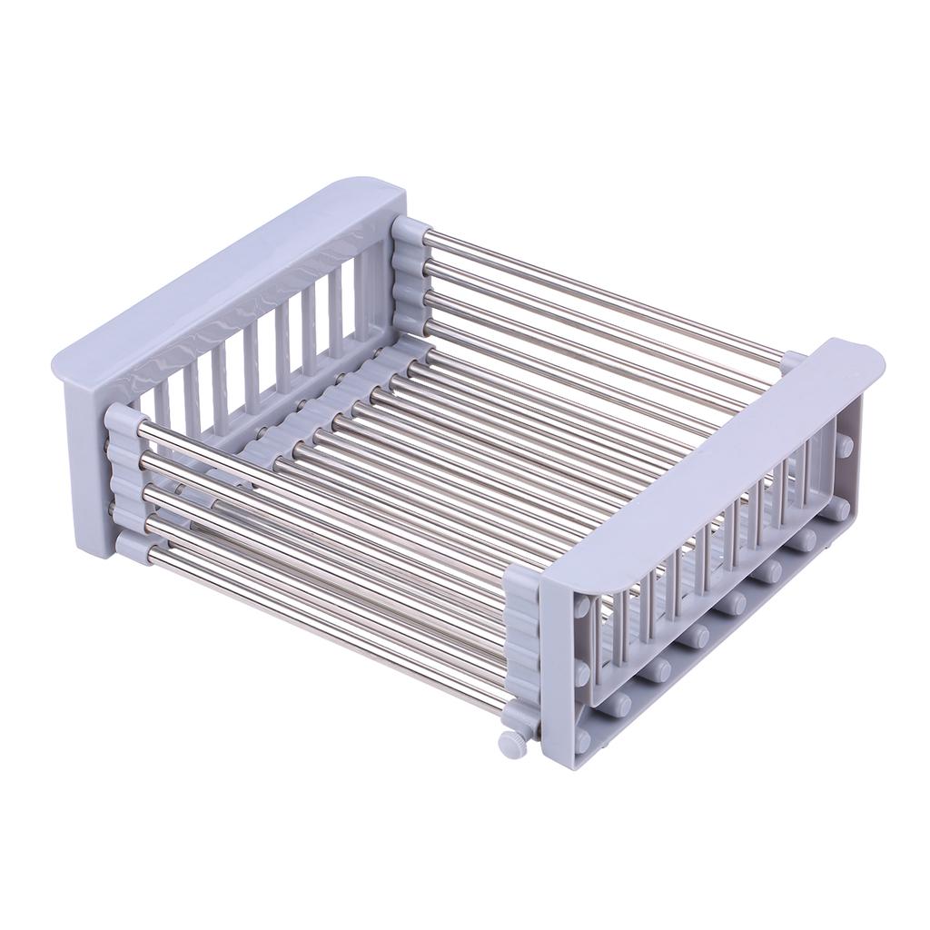 Dish Drying Rack Over Sink Drying Vegetable Holder Stainless Steel Fruit Washing Drainer