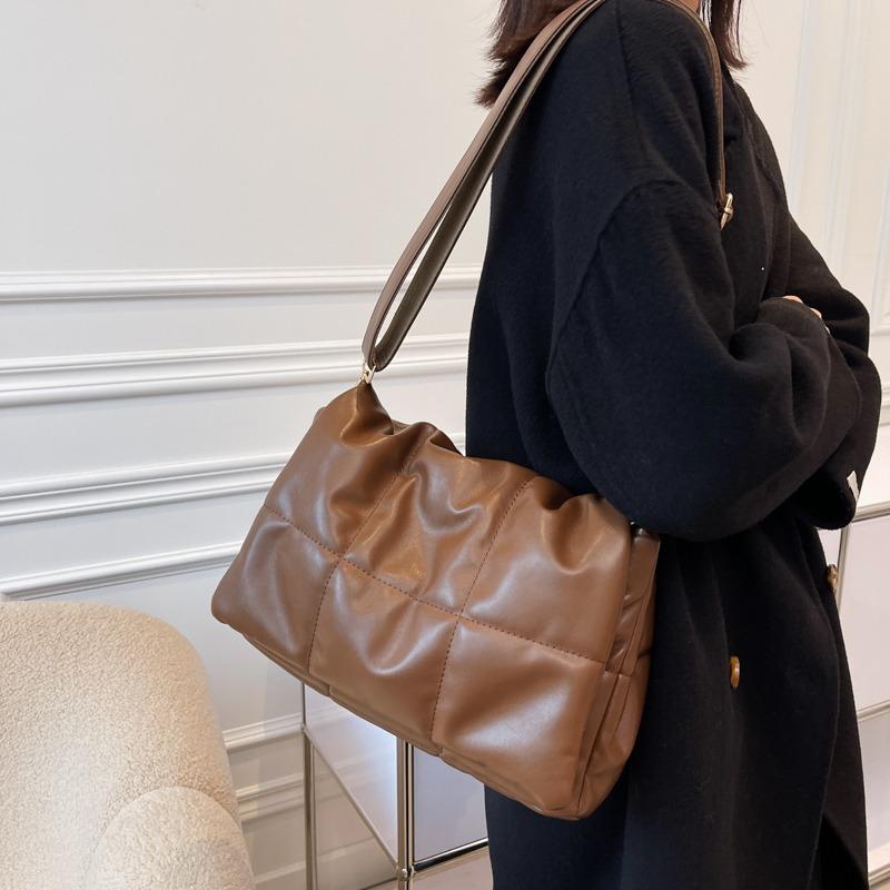 Geantă de damă, geantă de bumbac cu capacitate mare, geantă crossbody cu un singur umăr, la modă, retro, în formă de diamant, brodată cu fir, pentru femei