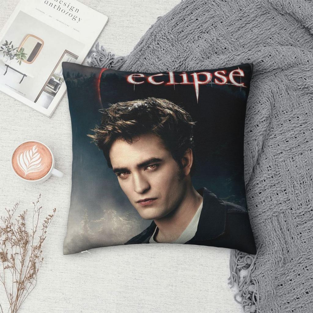 Movie The Twilight Saga Square Pillowcase Cushion Cover Pillow Case Throw Pillow Cover for Home Sofa Living Room