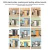 6.6ft Barn Door Hardware Kit Heavy Duty Sliding Barn Door Silent Track Rail Kit Easy To Install