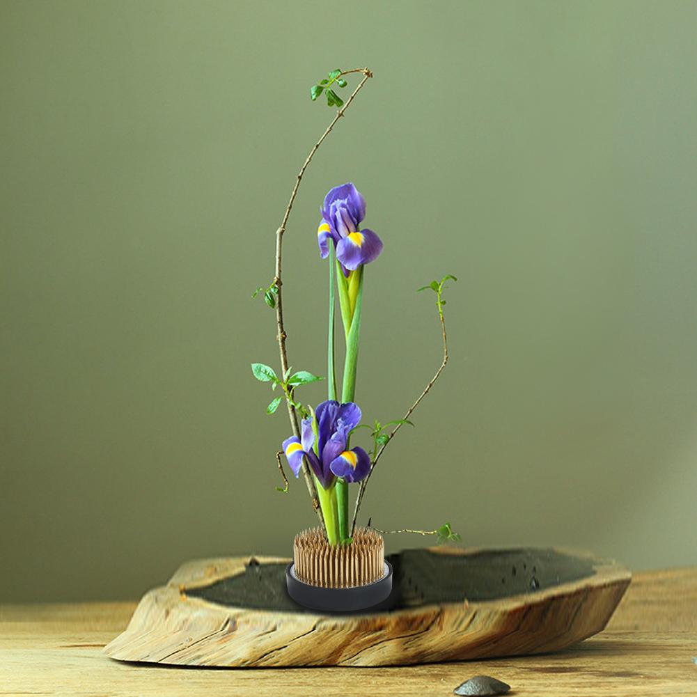 Round Shape Flower Kenzan Holder Needle Flower Arrangement Arranging Accessories Tool