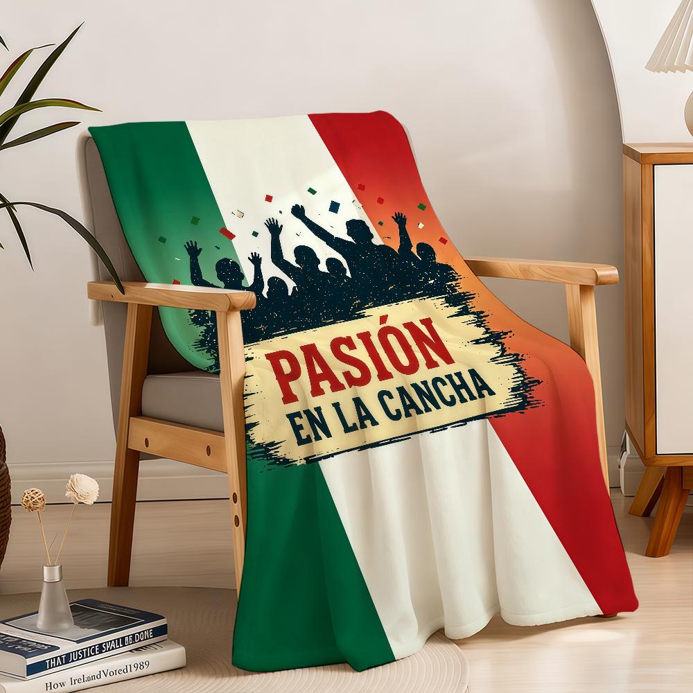 Mexican fans Blanket Soft Warm Furry Throw Super Kids Toys Bed Sofa Car Cradle