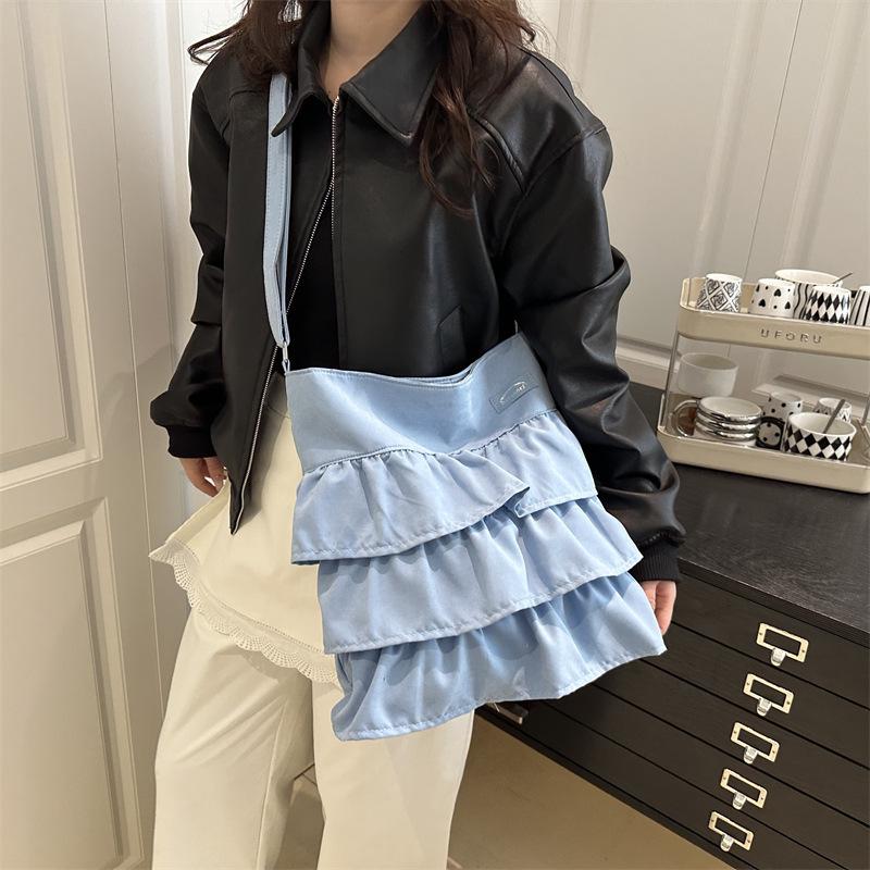 Fashion Large Capacity Side Crossbody Bag Portable Casual Handbag Shoulder Bag Summer Women's Bucket Bags CLE