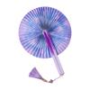 Handheld Hand Fan With Tassel Magnetic Folding Fan For Women Vintaged Shape Paper Fan For Weddings And Decorations