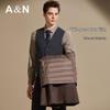 Antonio Men's Detachable Goose Down Wool Overcoat