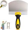 Stainless Steel Putty Knife Scraper Paint Filling Spatula Painters Tool Paint Feed Filling Scraper Spackle Knife for Plaster