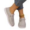 Women's Large Size Casual Loafers - 2024 Spring/Autumn, European & American Style, Flat-Bottom, Low-Top