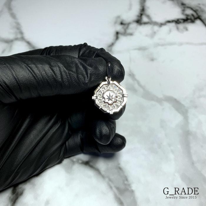 G_Rade Compass Bottom Necklace (M Size)