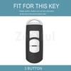 3 Buttons Tpu Shell Fob Auto Car Key Case For Mazda Cx-8 Cx-9 Mx-5 Miata Atenza Axela Demio 2 3 5 6 Cx-3 Cx-4 Cx-5 Cx-7 Artz