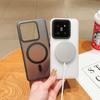 Xiaomi 17Promax & VIVO X300 Semi-transparent Magnetic Phone Case, Frosted Skin-feel, Find X9 Cover.