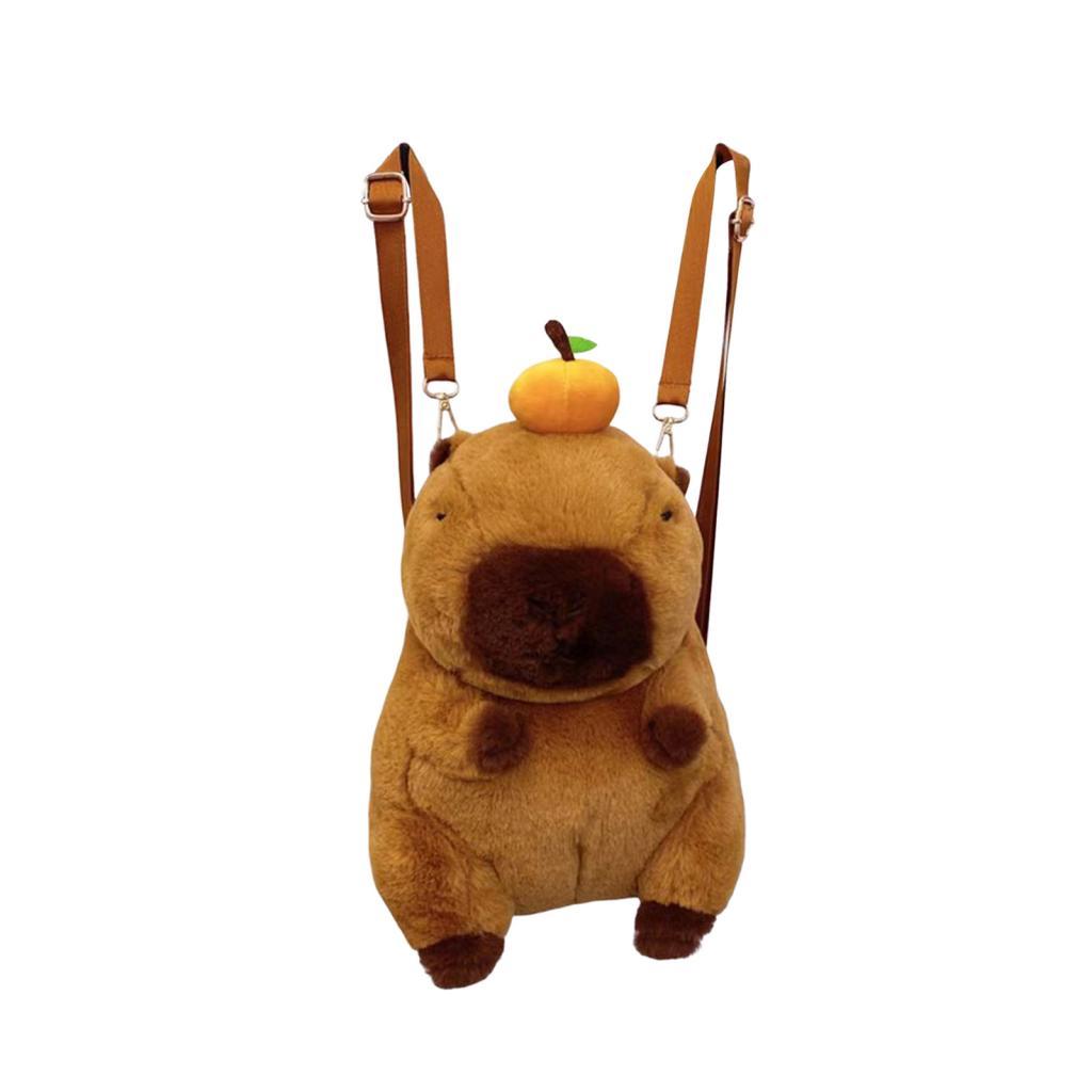 Capybara Backpack Creative Toy Bag Cute Cartoon for Camping Trips Party