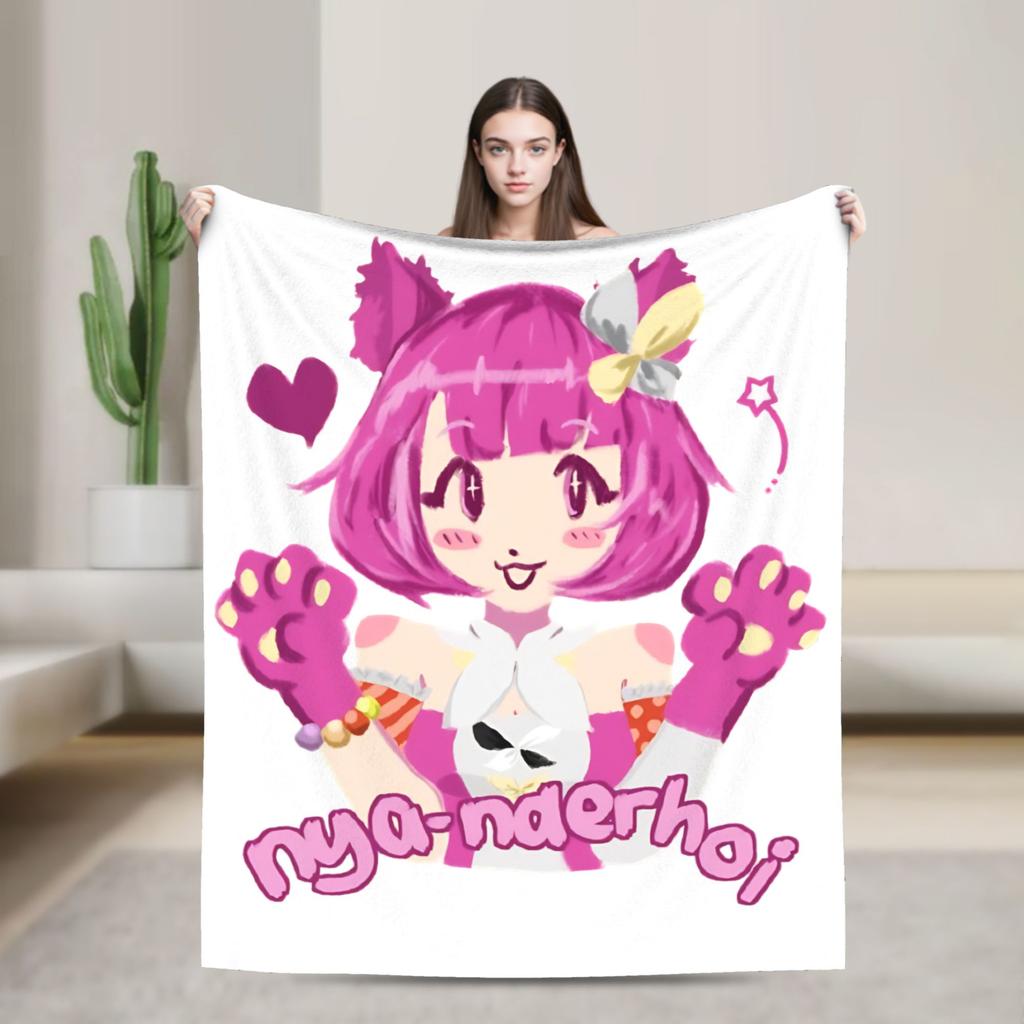 Tenma Tsukasa My Boyfriend Blanket Flannel Singer Anime Super Soft Throw Blanket For Bedding Couch Bedspread
