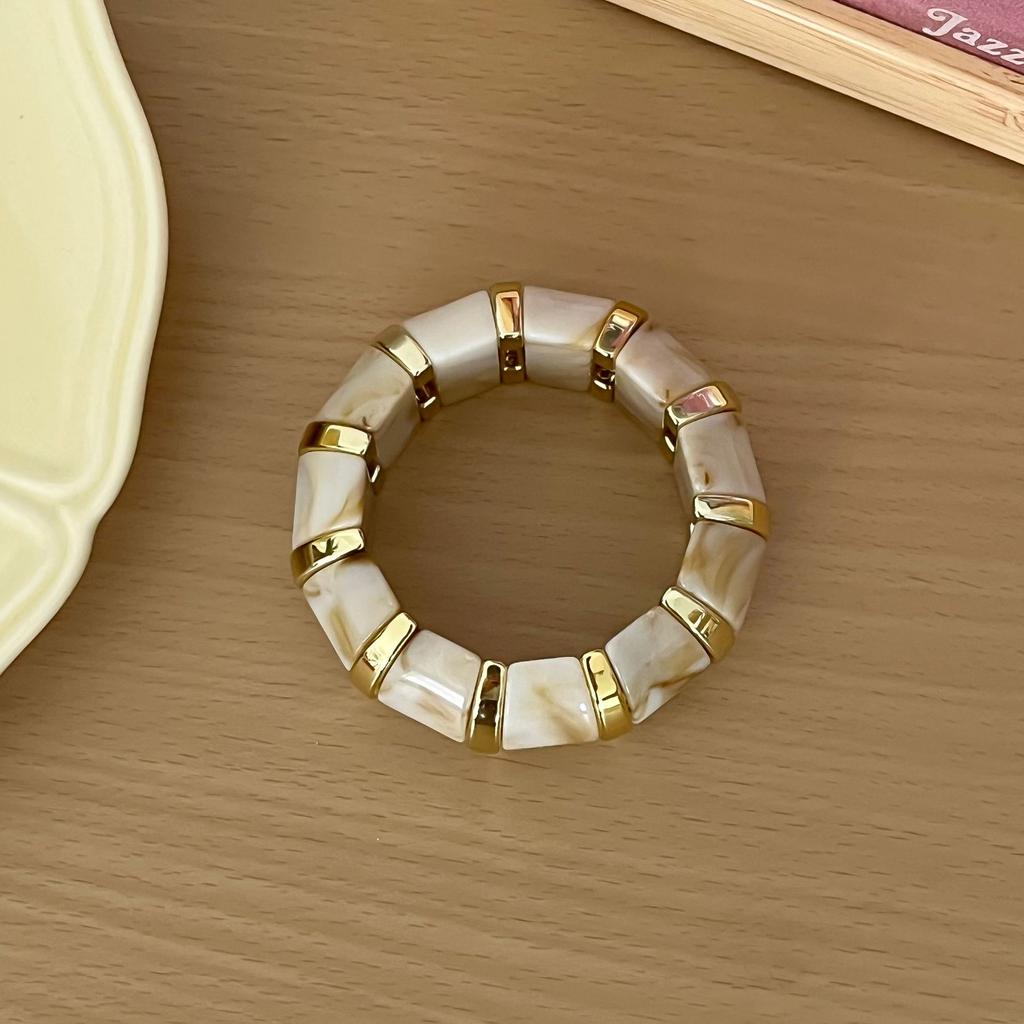 Retro, Bracelet Geometric Elasticity, Bracelet European and American Fashion Simple Niche Temperament High-end Jewelry Women