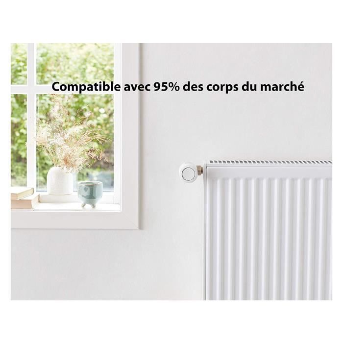 Vernetzter Thermostatkopf - DANFOSS - Ally 014G2460 - Fernsteuerung - Energiesparen