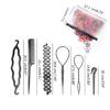 Hair Loop Styling Tool Tail Hair Braid Ponytail Styling Tool for Girls Hairstyle