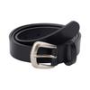 Jun by Jun K. Square Real Leather Belt_black