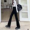 Women's American Retro Brown High-Waist Flared Jeans - Fall 2023 Trend
