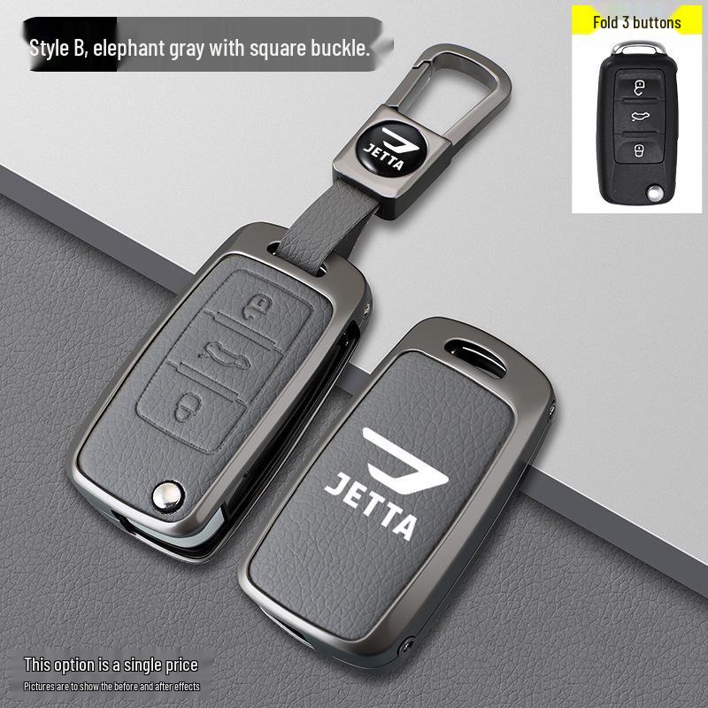 Jetta Model D Elephant Grey Key Case