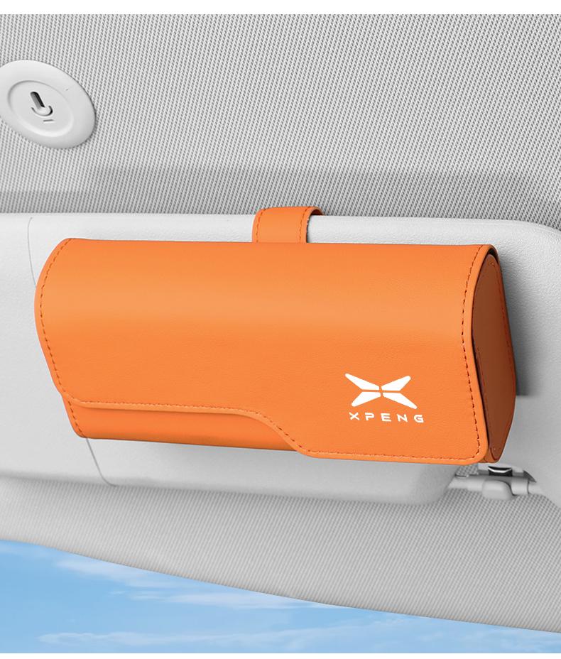 For Xpeng G6 M03 P7 MONA03 X9 G3 Car Sunglasses Case  Auto Sun Visor Eyeglasses Storage Clip