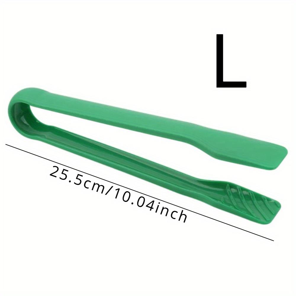 3PCS/SET PP Food Tong Plastic Tongs Non-slip Cooking Clip Clamp BBQ Salad Bread Cake Tools Grill Kitchen Accessories