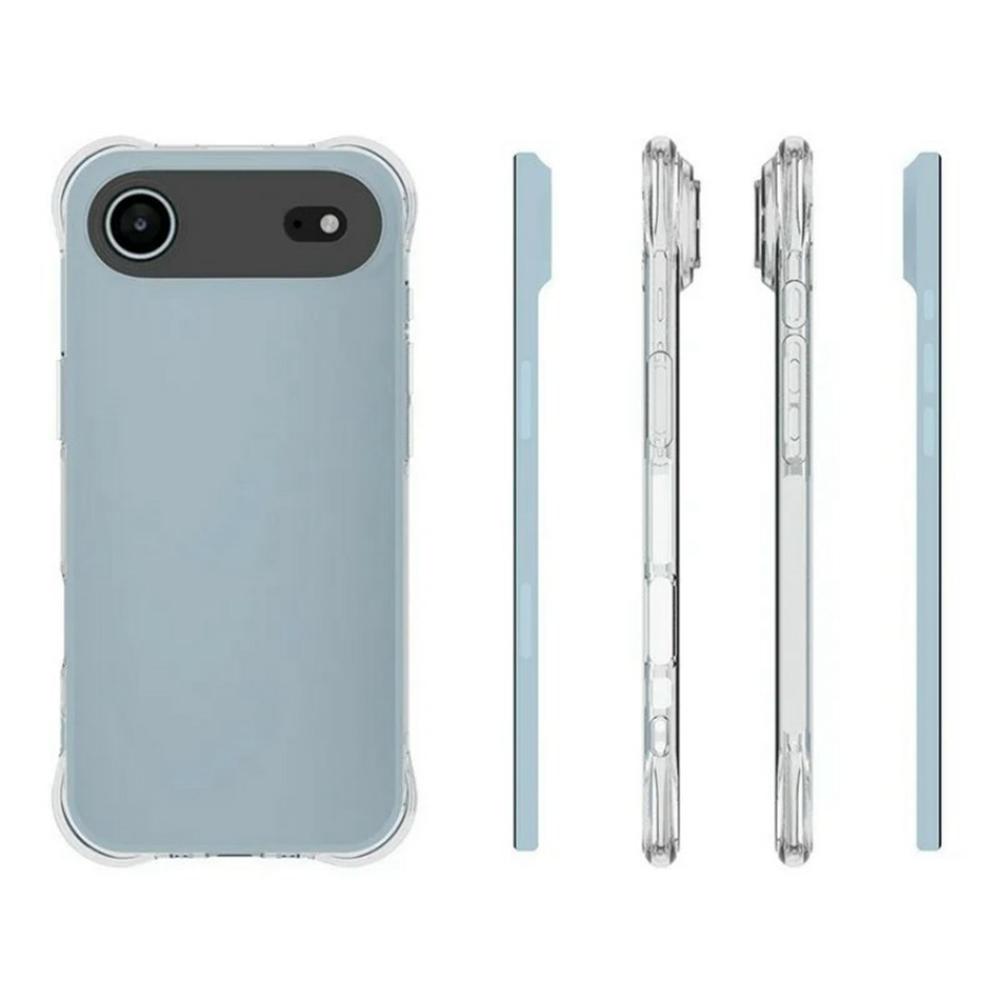 TYMEI For iPhone 17 Air Case Four Corner Shockproof 1.5mm Clear Phone Cover