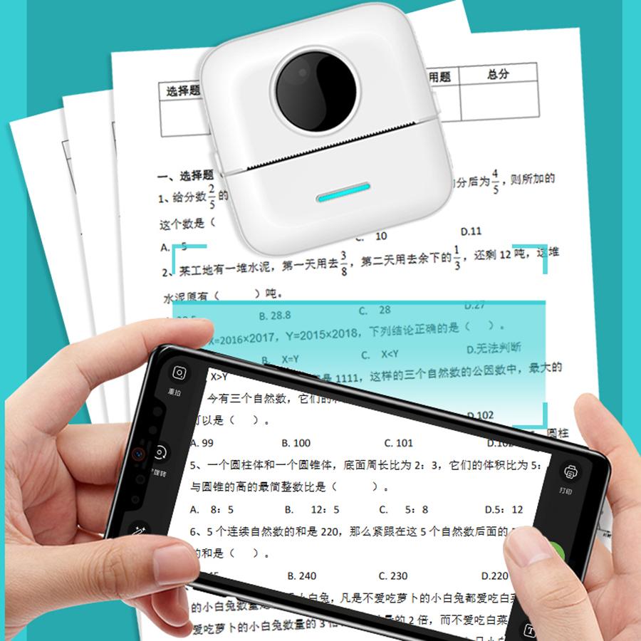 Mini Photo Printer Wireless Bluetooth Thermal Pocket Printer for Android & iOS