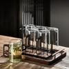 Office High Temperature Resistant Glass Cup Chinese Hospitality Green Tea Brewing Tea Cup Transparent Borosilicate Glass Drinking Water Cup