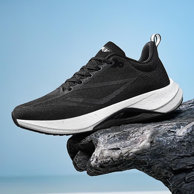 

Ultra-light 21 running shoes men s professional training high school entrance examination sports Silk breathable shock-absorbing rebound shoes 45