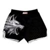 2024 New Wolf Geometric Breathable Print Combat Shorts, Muay Thai Boxing Shorts, Free Sanda Martial Arts Pants