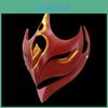 Genshin Impact Tartaglia Resin Maske Cosplay Kostyme For Halloween Og Jul