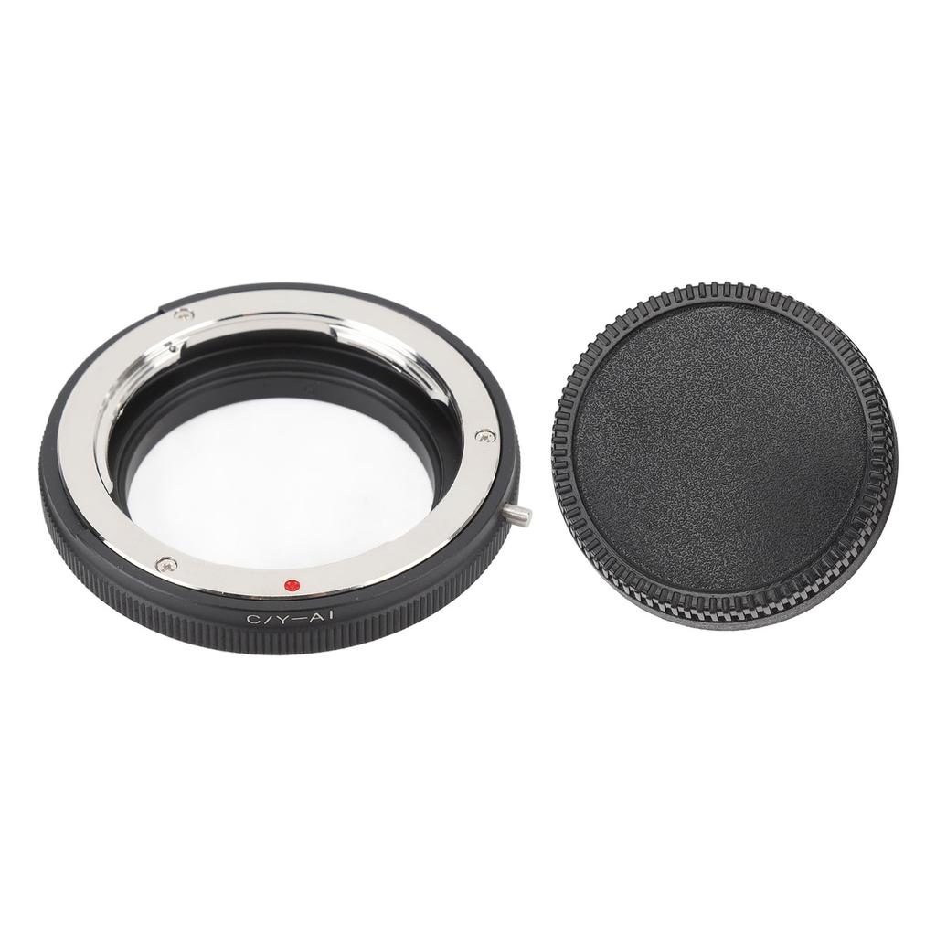 Lens Mount Adapter for CY Aluminium Alloy High Accuracy Macro Lens Adapter Ring with Back Cover for D850 D810 D750