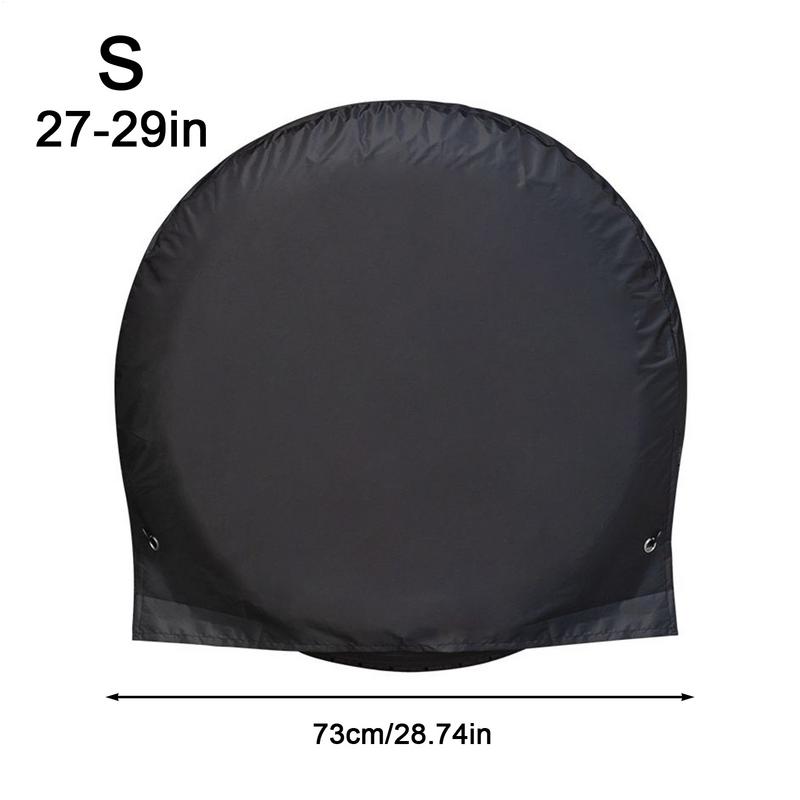 Tire Covers For Car 4X Trailer Tire Protection Cover Oxford Fabric Vehicle Maintenance Wheel Guard For Caravan Truck RV Yard