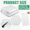 Fusible Interfacing For Sewing Soft And Stable Thick Heavy White Iron-On Non-Woven Fabric Stiffener 59 X 59 Inch Iron On Polyest