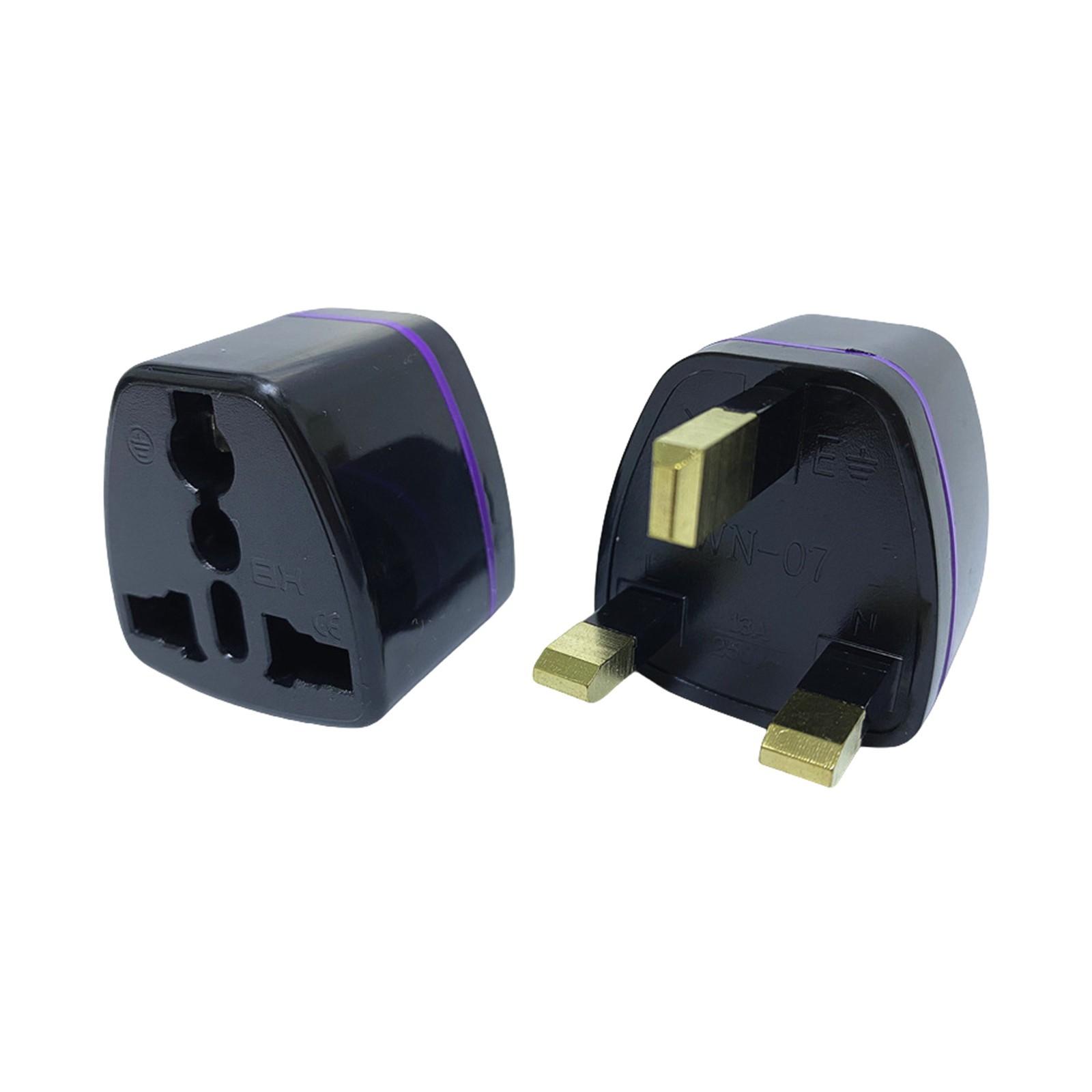 

Медный британский калибр-штекерный преобразователь One Size чёрный