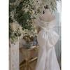 Light wedding dress 1011 new simple satin French fishtail temperament bride super fairy dream Mori travel dress skirt