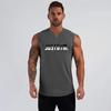 Muscular Men Men's Fitness Vest Men's Muscle Sleeveless Top Vest Bodybuilding Gym V-neck Sports Vest Solid Customization