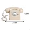 Vintage Rotary Dial Phone Corded Telephone Old Fashion Retro Landline