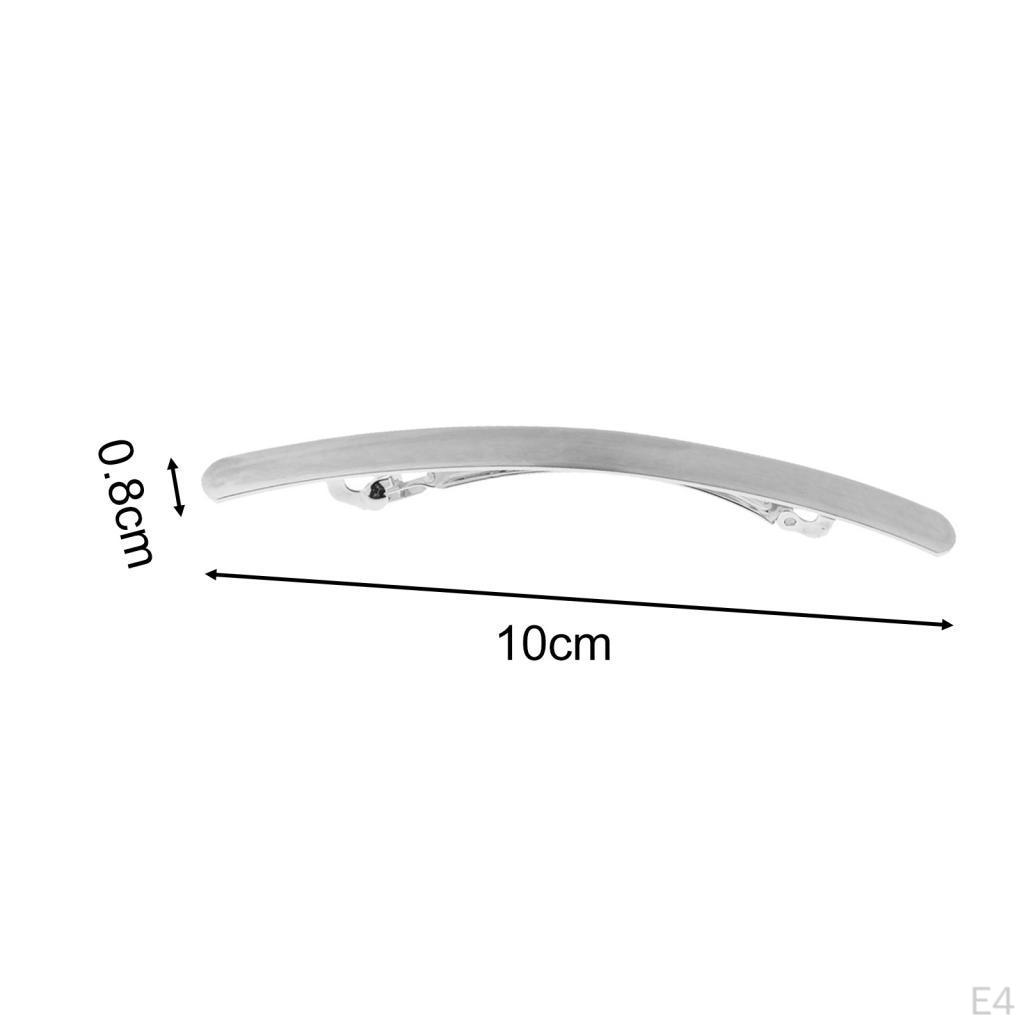 Metal Hair Clip French Barrette Clasp Casual Headwear