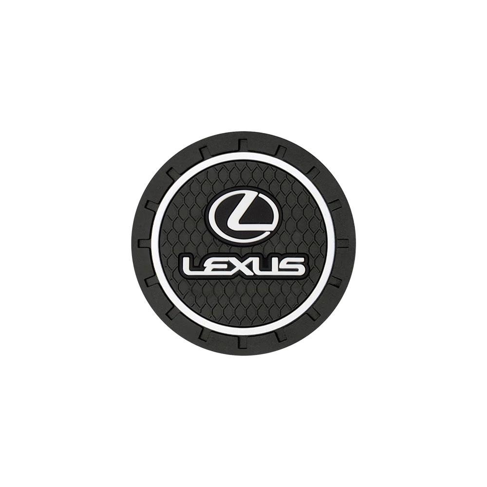 

1/2Pcs PVC Car Silicone Coaster Water Cup Slot Non-Slip Mat Accessory For Lexus LS LC IS350 ES300h ES300 IS250 IS220d NX350h RX