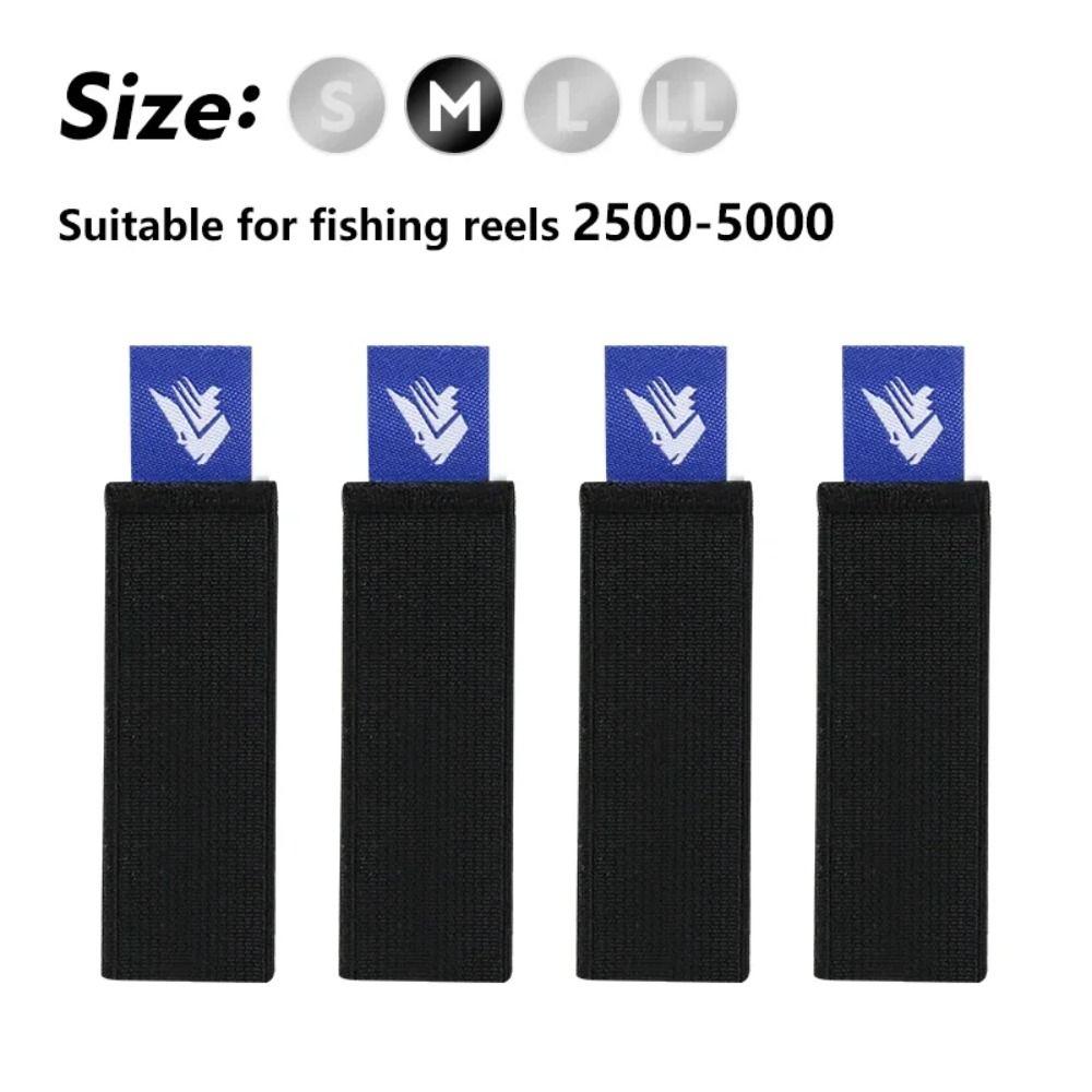 Pole Holder Spinning Reel Belt Spool Cover Spinning Protection Belt  Fishing Tool