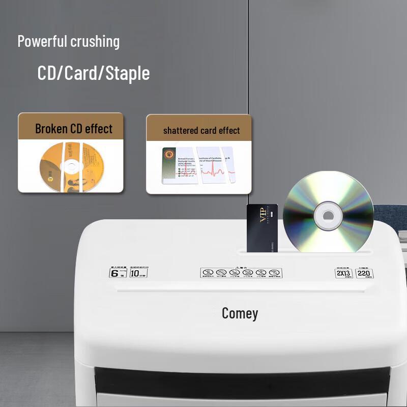 Comet 1020T Level 5 Commercial Paper Shredder CN plug (adapter included)