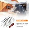 8 PCS Chainsaw Sharpener File Kit Hand Tool for Sharpening Electric Chain Saw Includes 5 32 3 16 7 32 Inch Round File,
