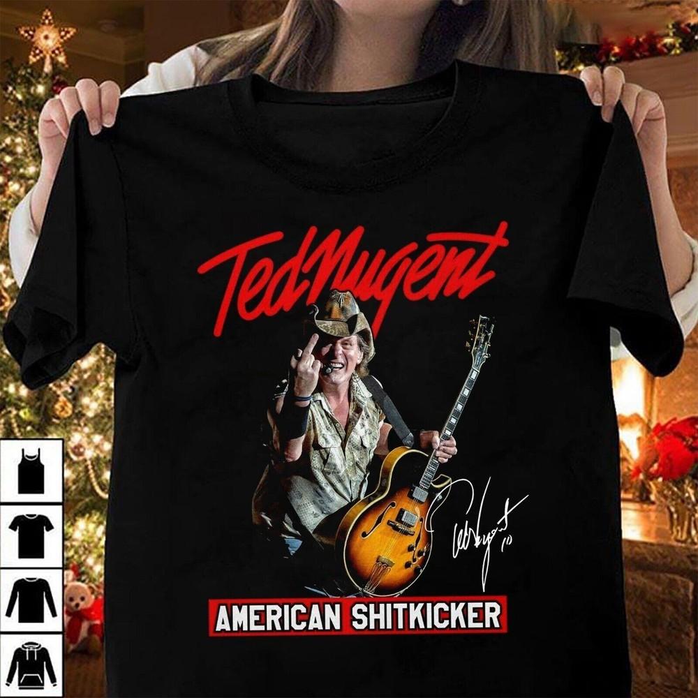 

Hot TED NUGENT Tour Gift For Fans Unisex Cotton All size new shirt Unisex T-Shirt XL