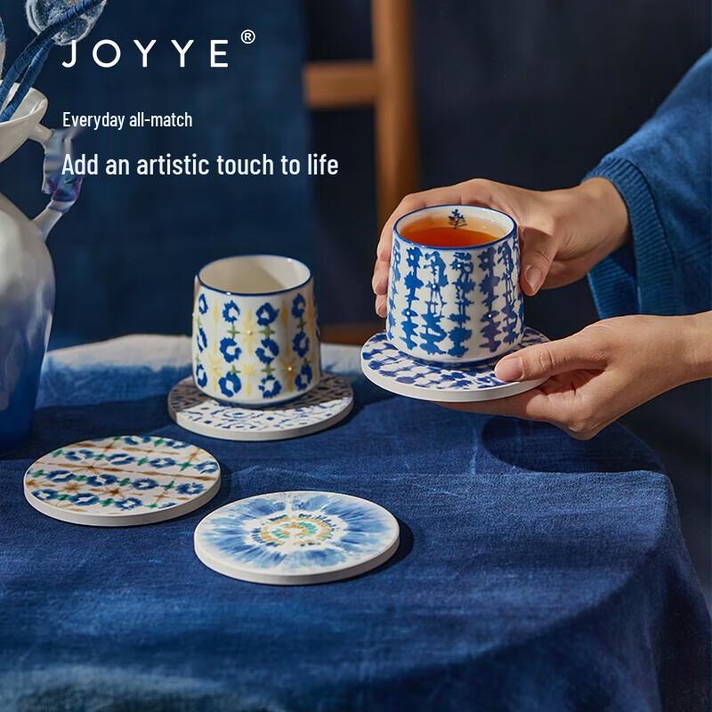 JOYYE Minimalist Geometric Stone Coaster