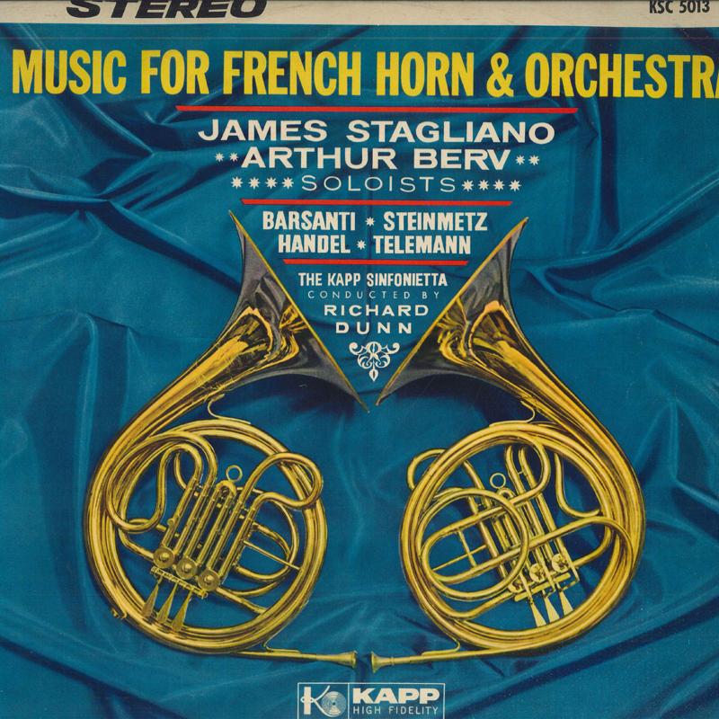 

LP Record RICHARD DUNN - horn music KSC5013 KAPP Japan Classical Used