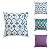 Solid Color Waterproof Cushion Cover Pillow Case For Outdoor Home Decor 16" To 24