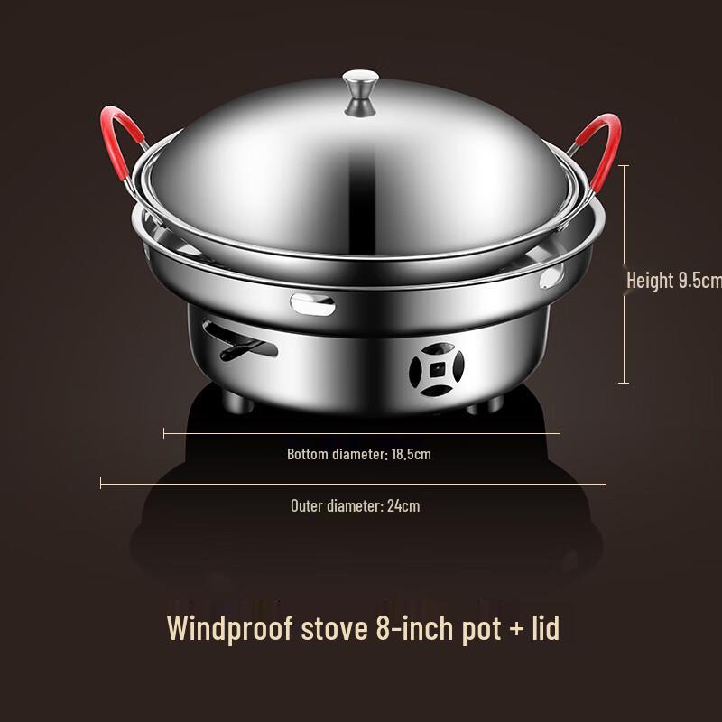 Portable Stainless Steel Solid Alcohol Stove